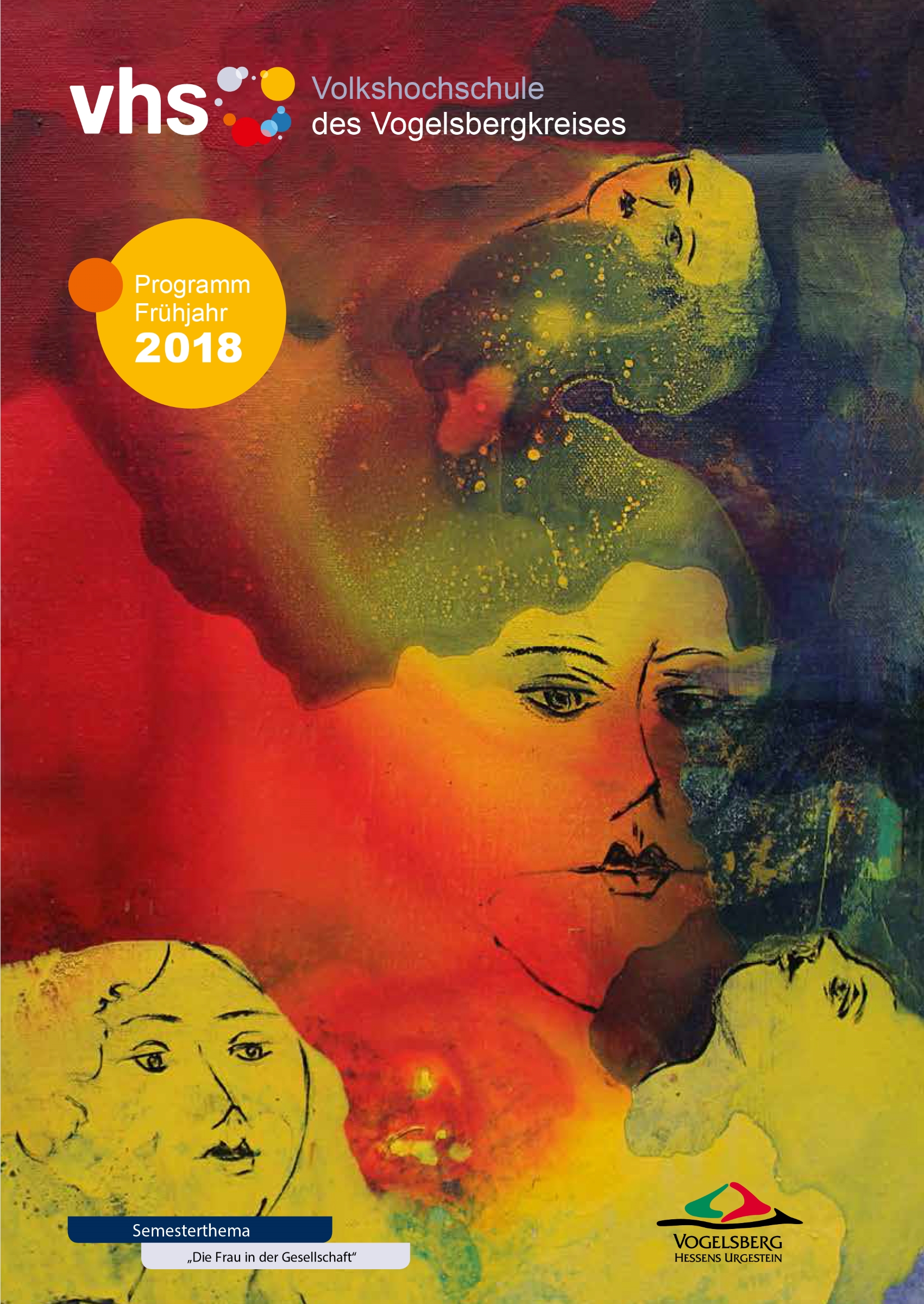 Neues Programmheft der vhs Frühjahr/Sommer 2018 liegt bereit ...